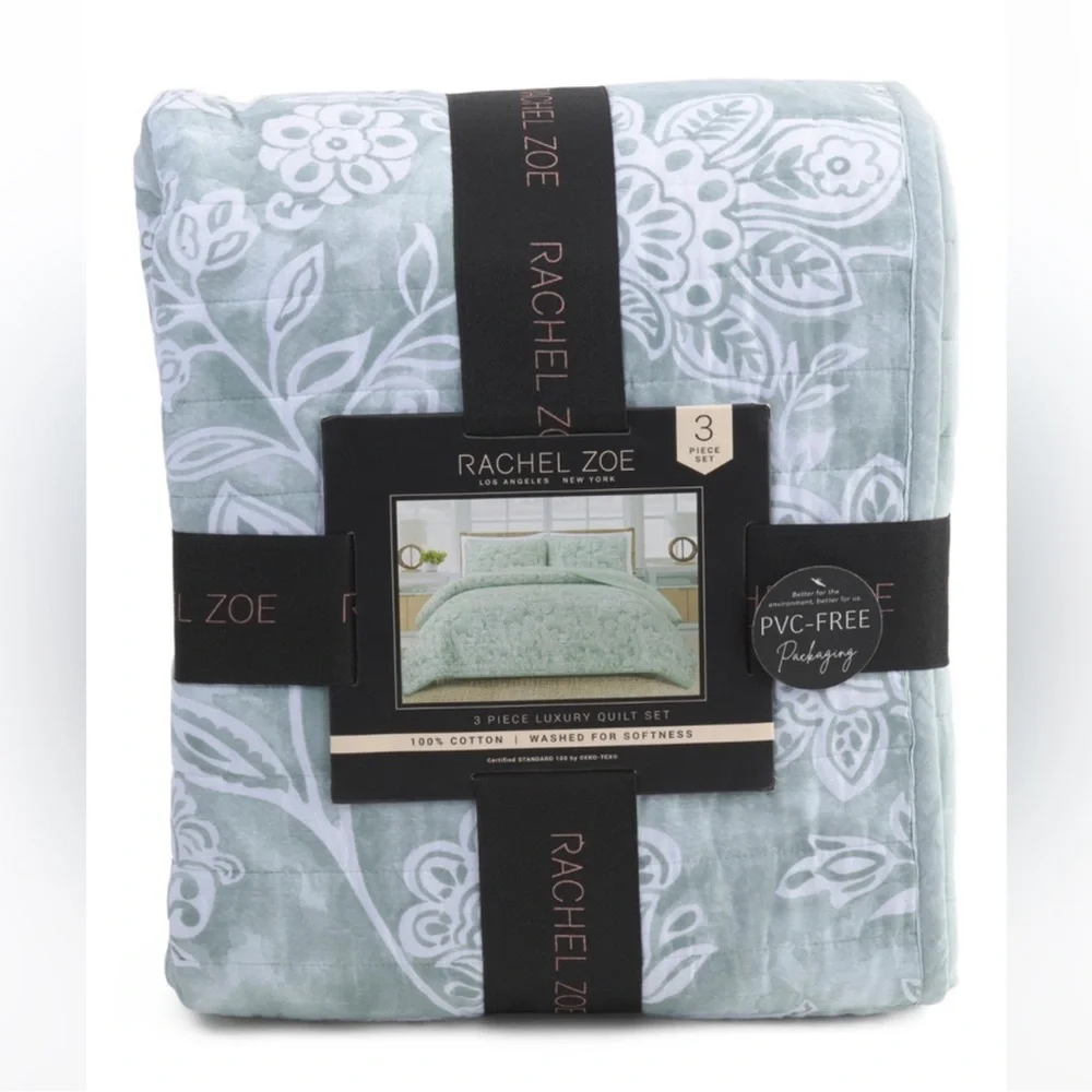 🎉LAST PIECE🎉Rachel Zoe cotton Quilt Set‎